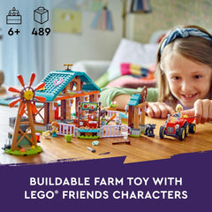 LEGO Friends Farm Animal Sanctuary Building Kit For Ages 6+