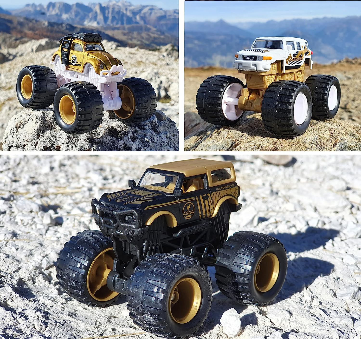 Majorette Limited Edition 9 Gold Rockerz Cars - Design & Style May Vary, Only 1 Model Included