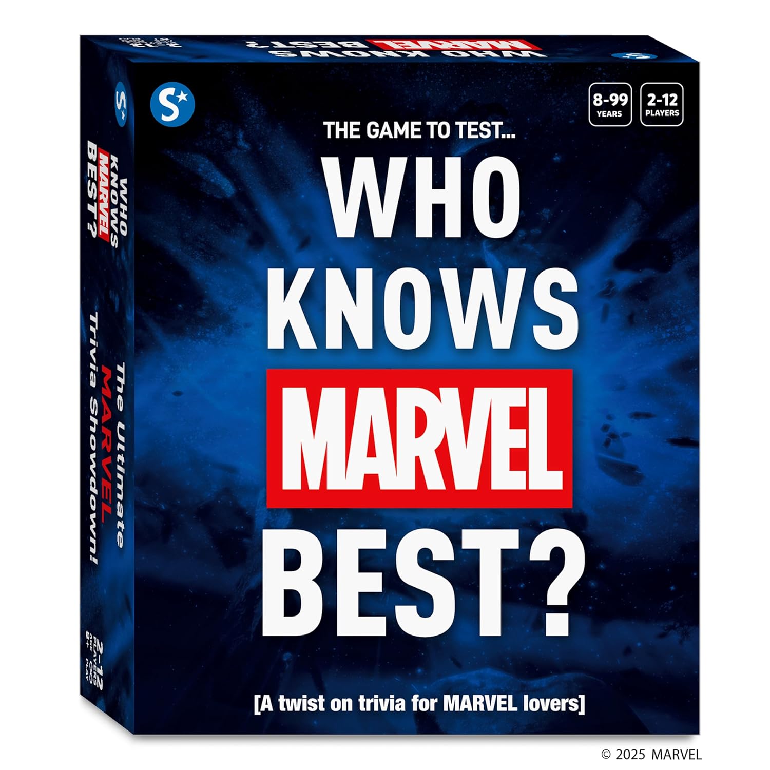 Skillmatics Card Game - Who Knows Marvel Best, Family Party Game For Ages 8+