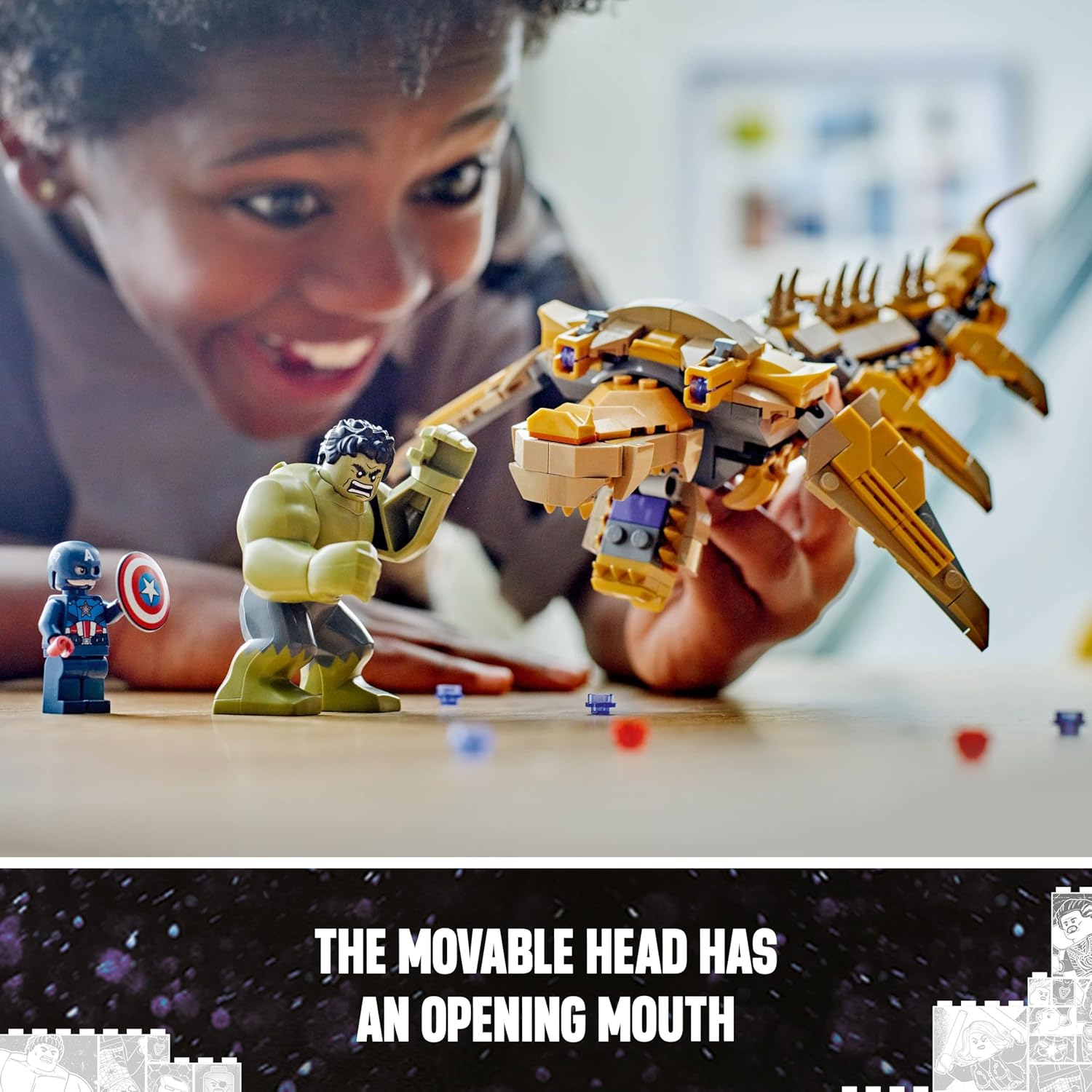 LEGO Marvel The Avengers vs. The Leviathan Building Kit For Ages 7+