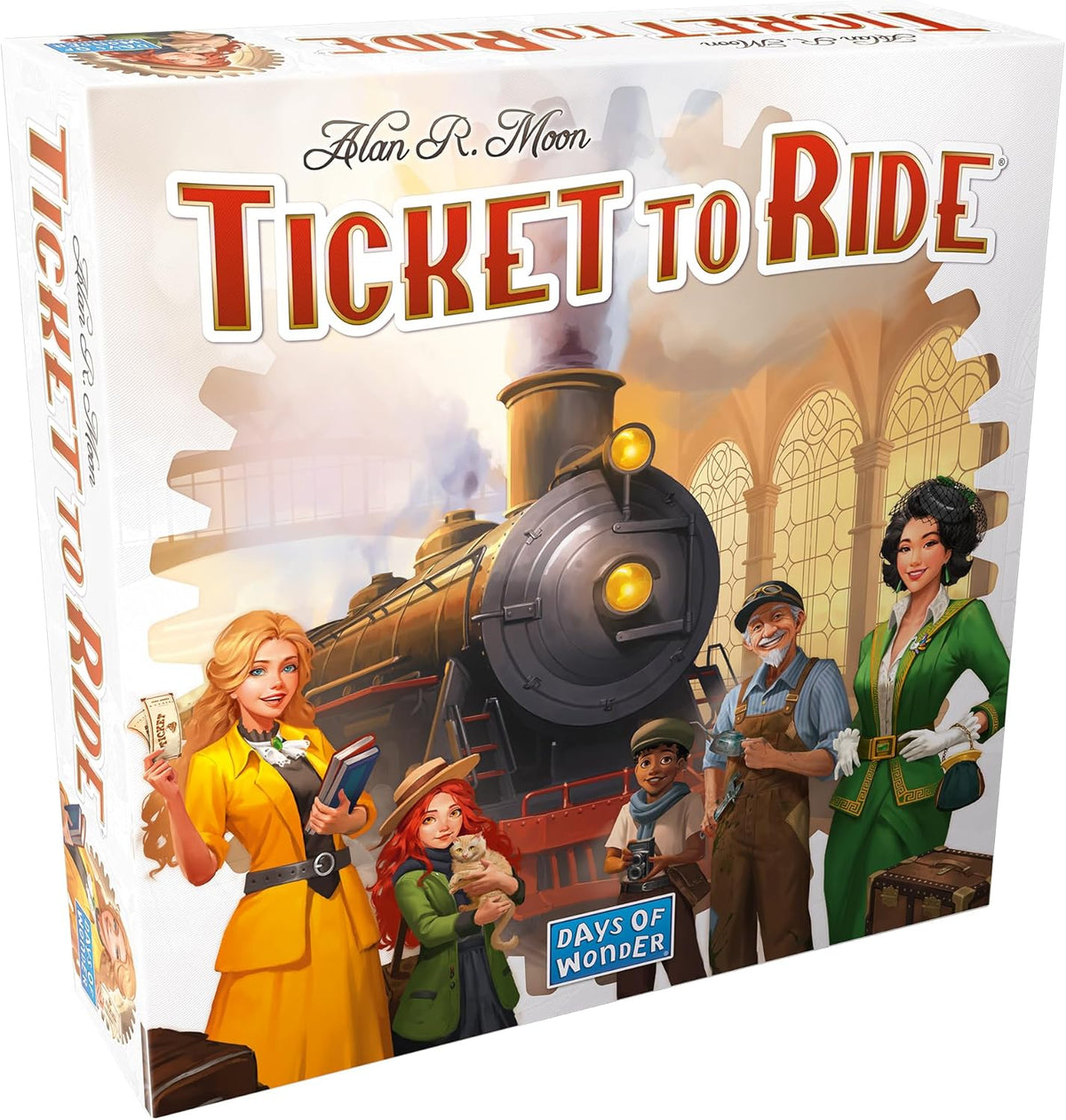Amodee Ticket To Ride North America (2025 Refresh) 2-5 Person Strategy Board Game For Teenagers & Adults Ages 14+ By Days of Wonder