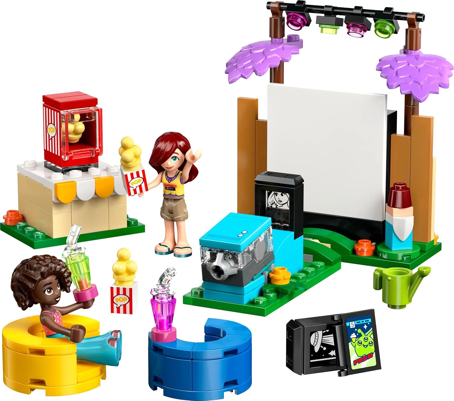 LEGO Friends Friendship Movie Night Pretend-Play Building Kit For Ages 6 Years & Up