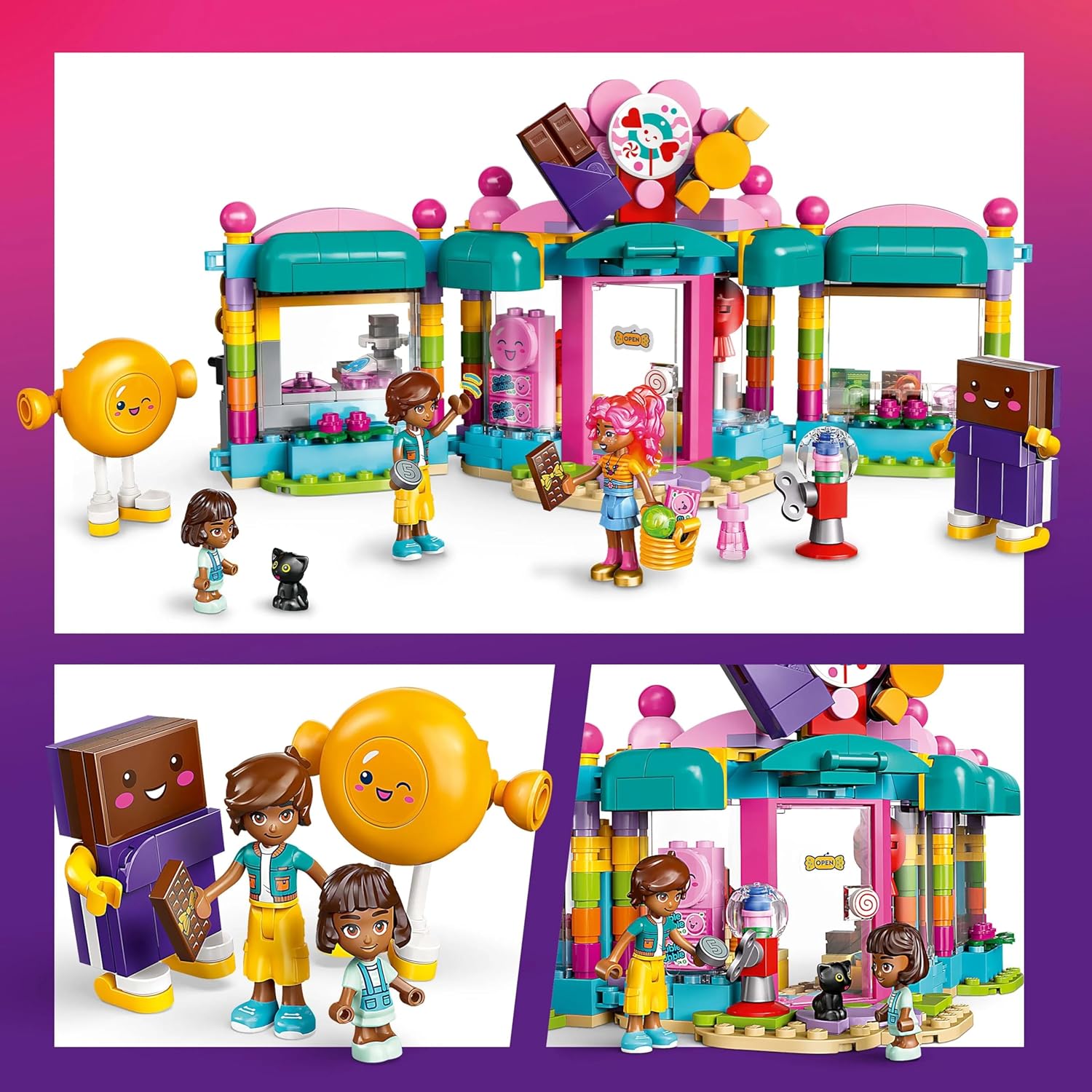 LEGO Friends Heartlake City Candy Store Building Kit For Ages 6+