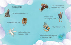 Illustrated Stories Greek Myths Story Book for ages 7+