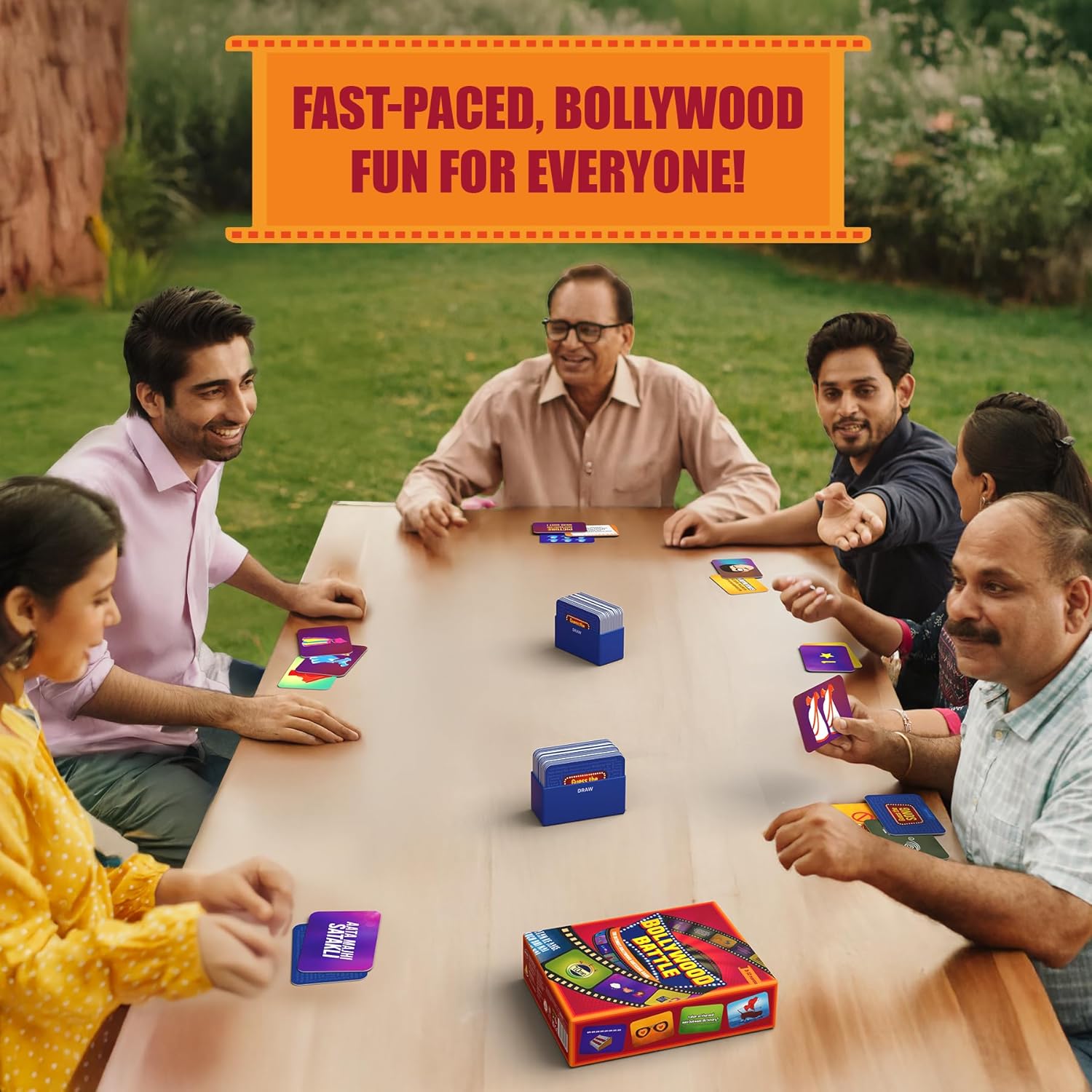 Gouda Games Bollywood Battle Trivia & Guessing Card Game For Ages 14+