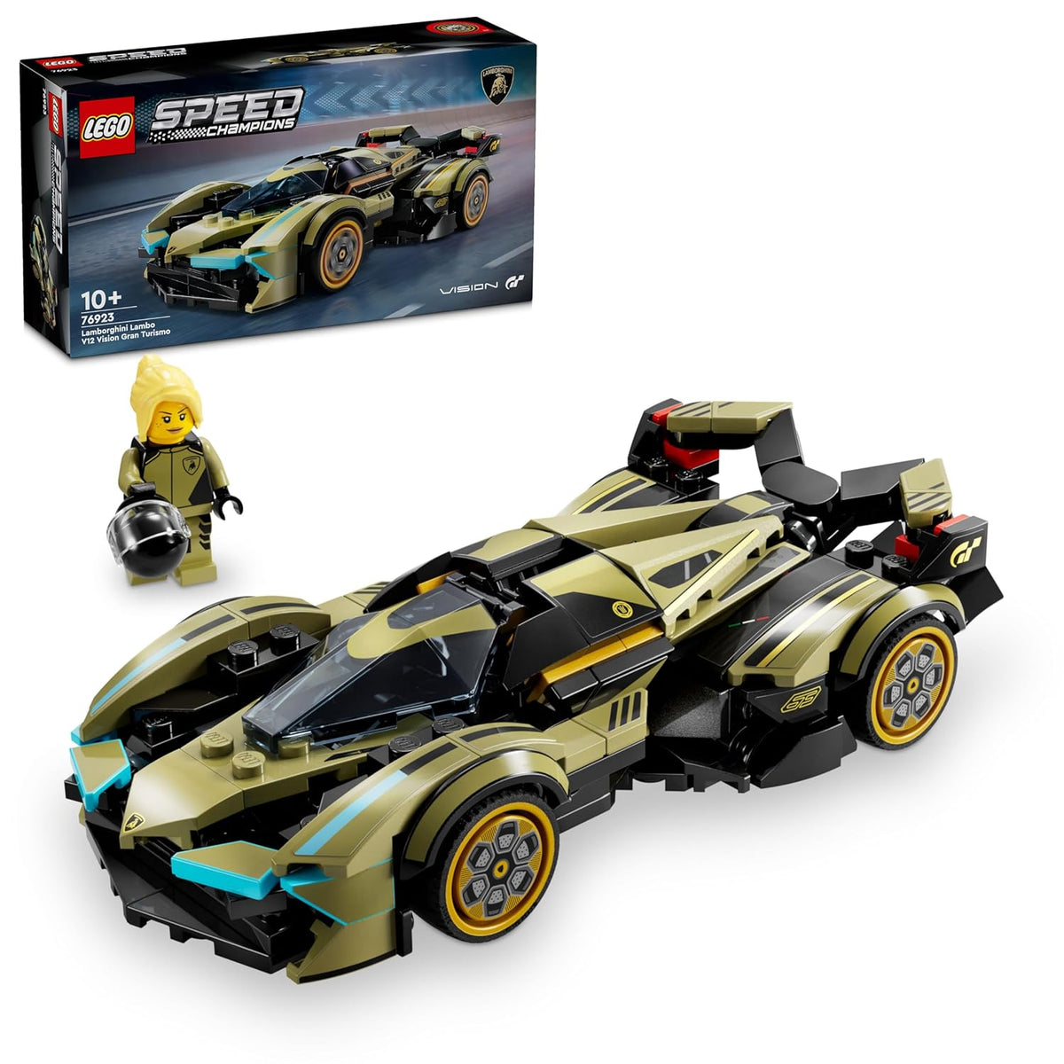 LEGO Speed Champions Lamborghini Lambo V12 Vision GT Super Car Set for Ages 10+