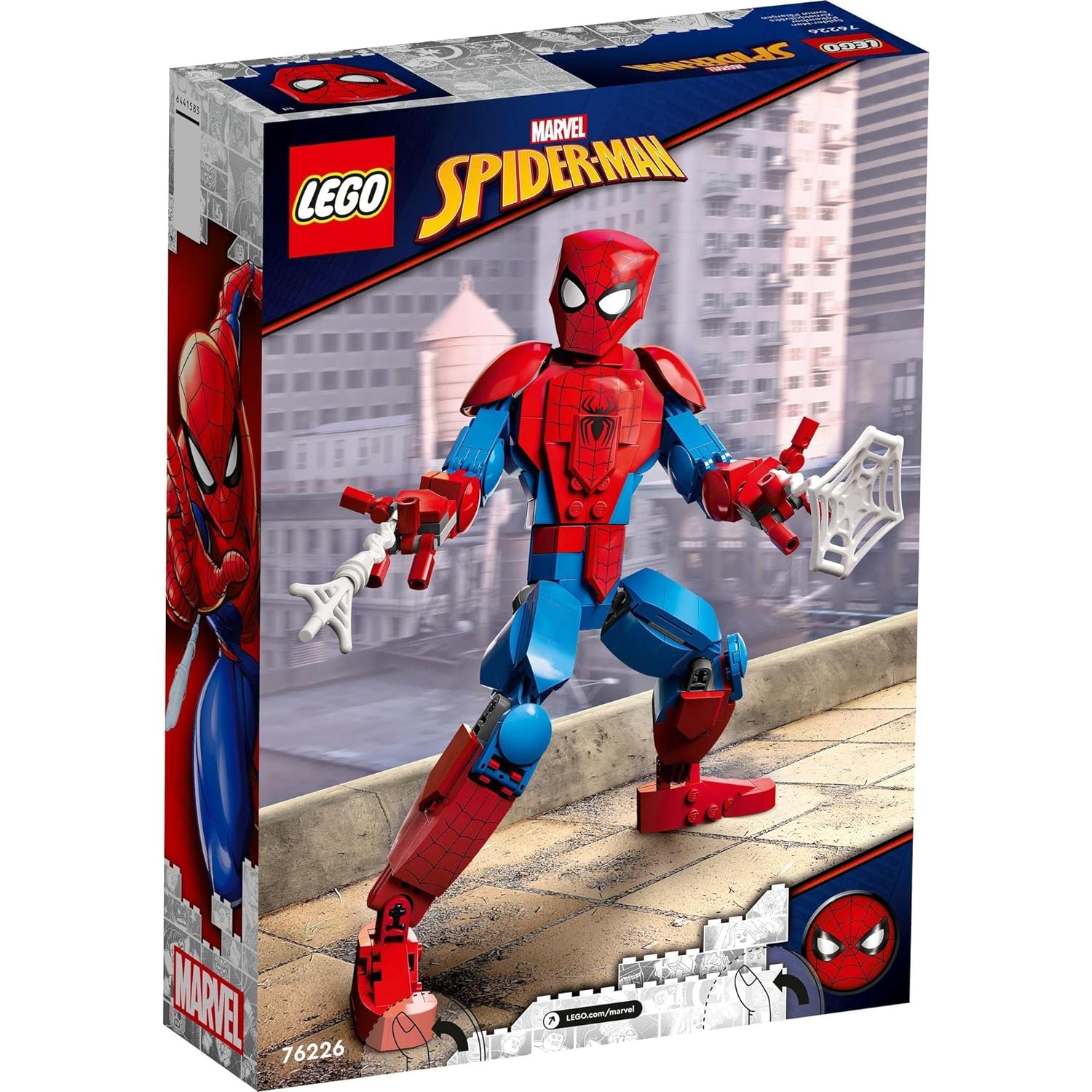 LEGO Marvel Spider-Man Figure Building Kit for Ages 8+