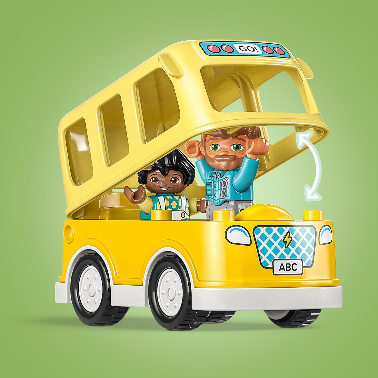 LEGO DUPLO Town The Bus Ride Building Kit for Ages 2+