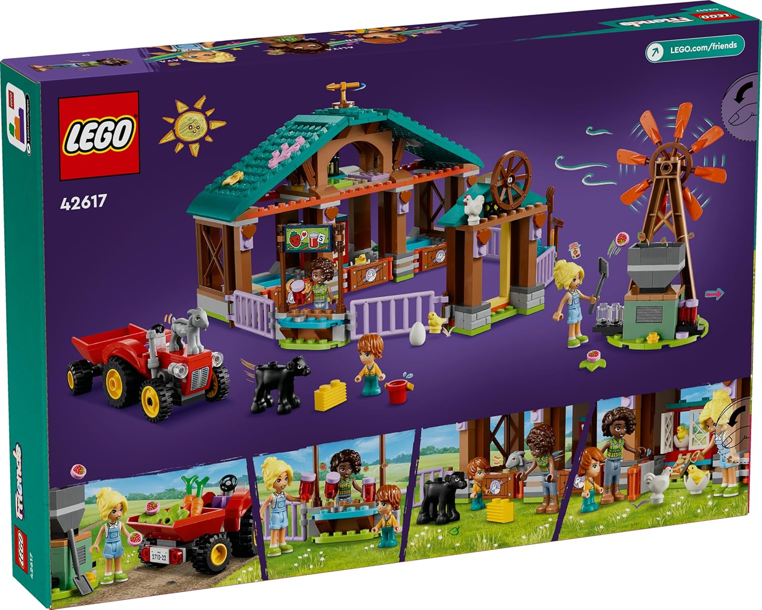 LEGO Friends Farm Animal Sanctuary Building Kit For Ages 6+