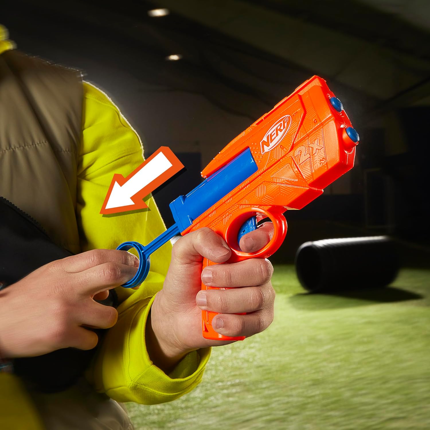 Nerf N Series Ward Foam Dart Blaster, 2 N1 Darts Compatible Only with N Series Blasters, Kids Outdoor Games, Ages 8+