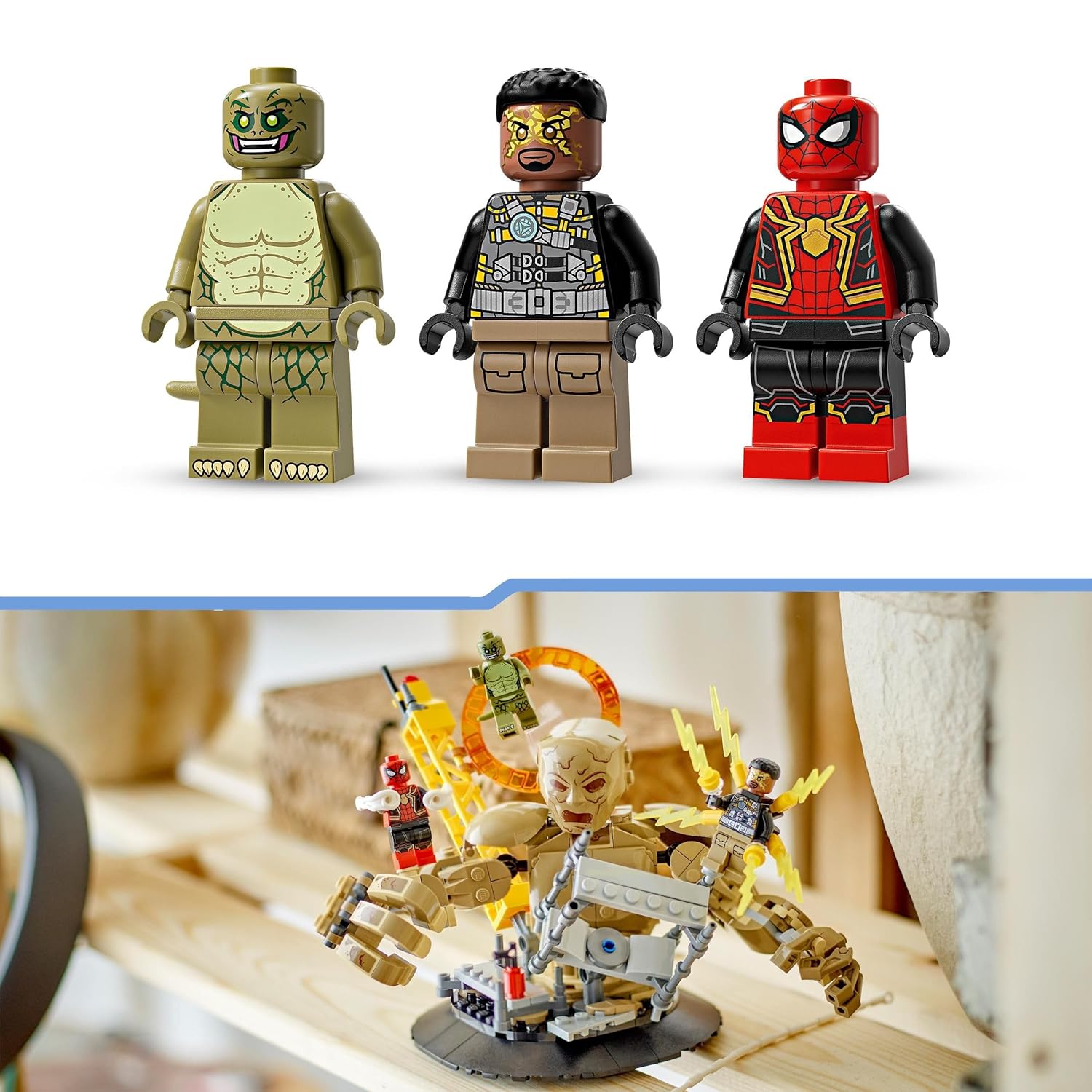 LEGO Marvel Spider-Man vs. Sandman Final Battle Building Kit For Ages 10+