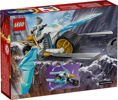 LEGO NINJAGO Zaneâ€™s Ice Motorcycle Toy Set for Ages 7+