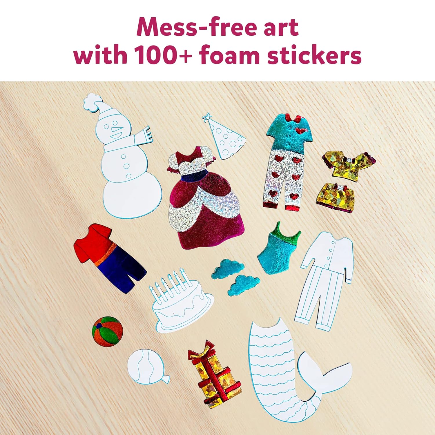 Skillmatics Foil Fun: Dress Up No Mess Art Kit For Kids Ages 4+