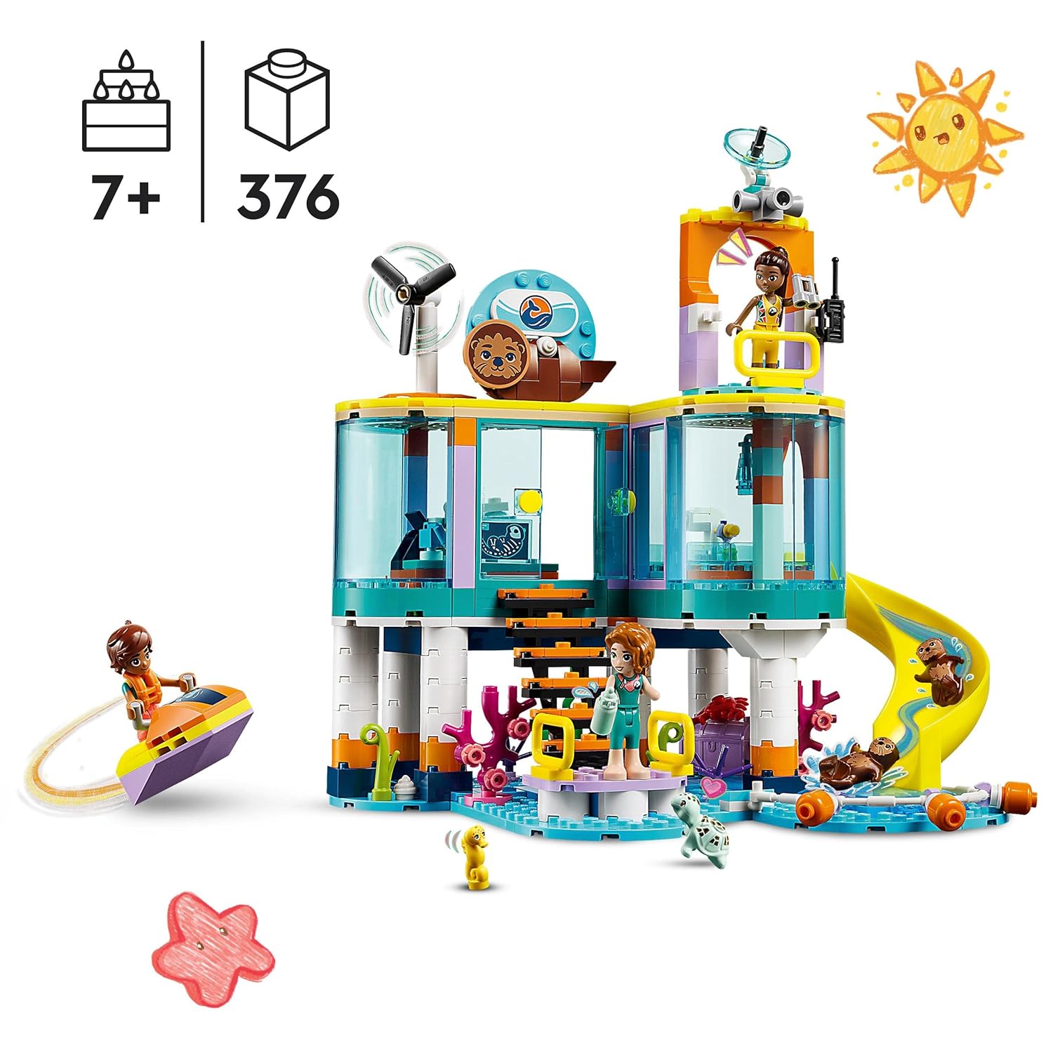 LEGO Friends Sea Rescue Center Building Kit For Ages 7+