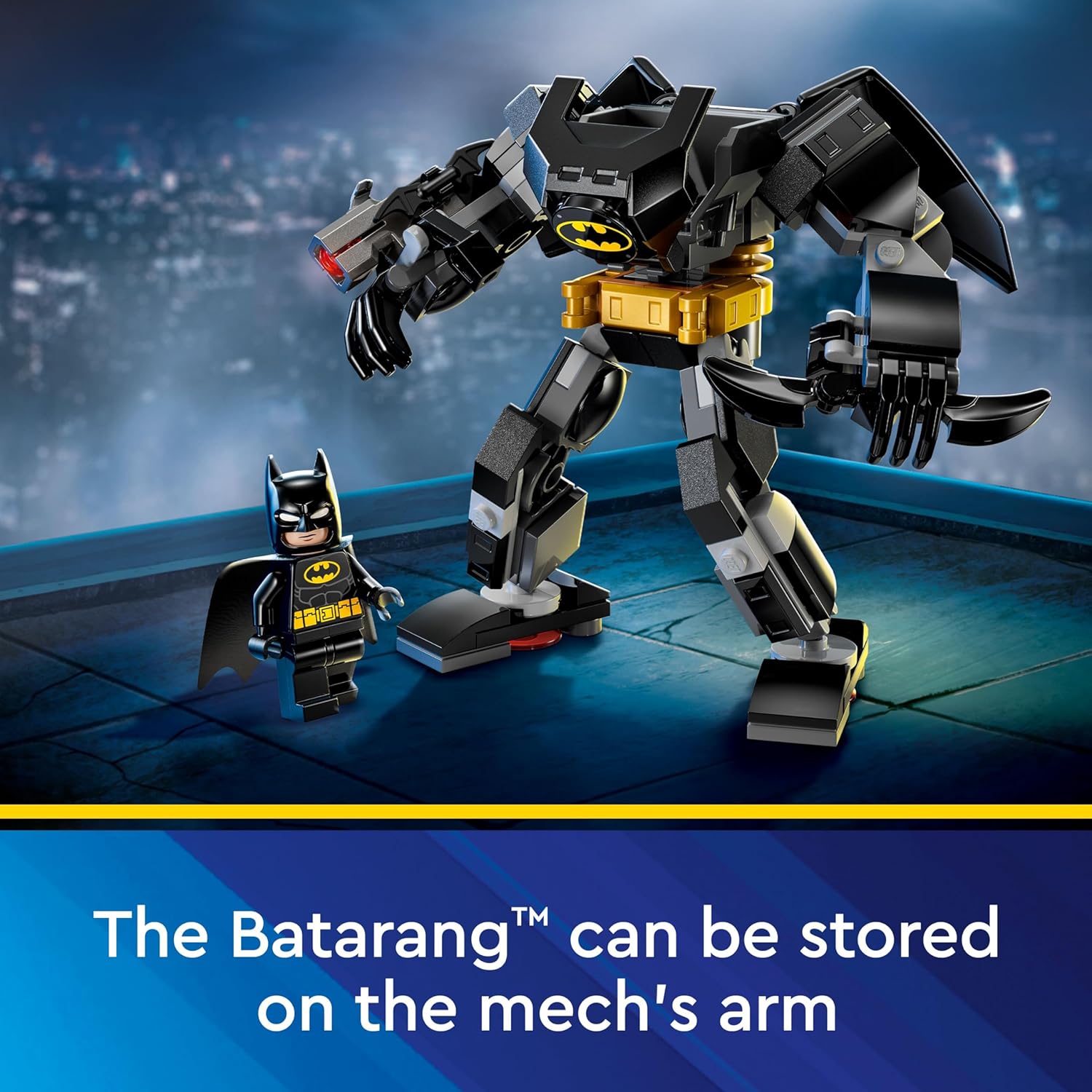 LEGO DC Batman: Batman Mech Armor Super-Hero Toy Set for Ages 6+