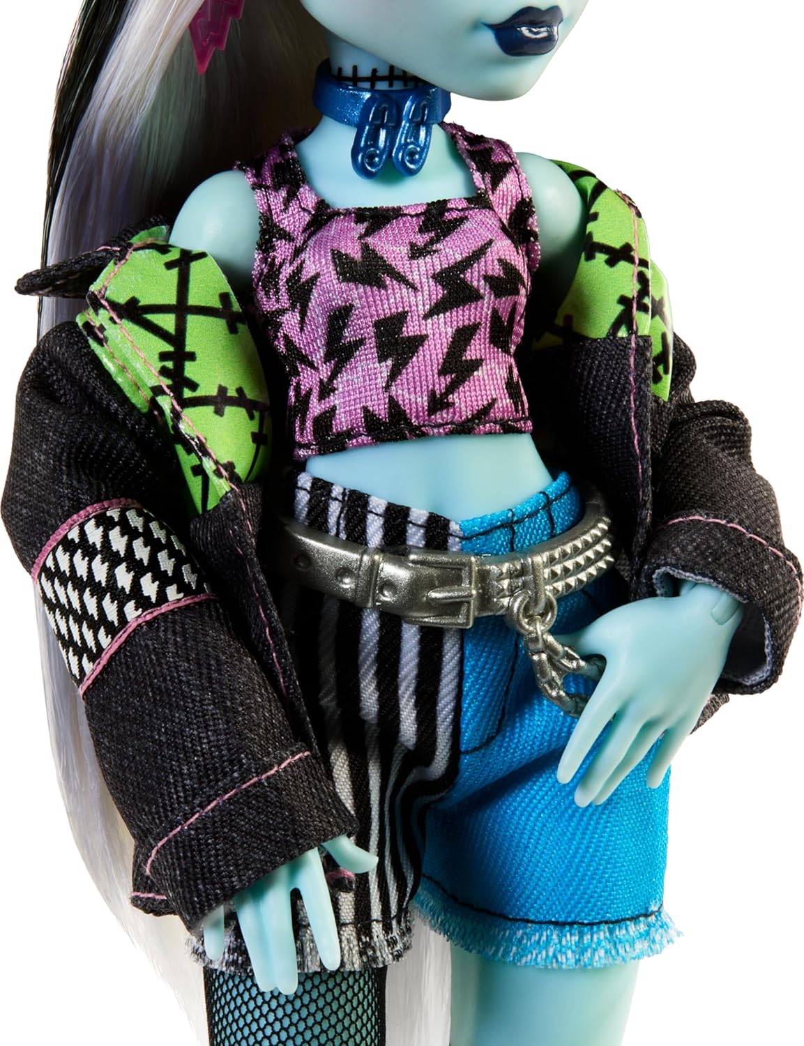 Monster High Frankie Stein Doll with Watzie Pet with Accessories for Kids Ages 4+
