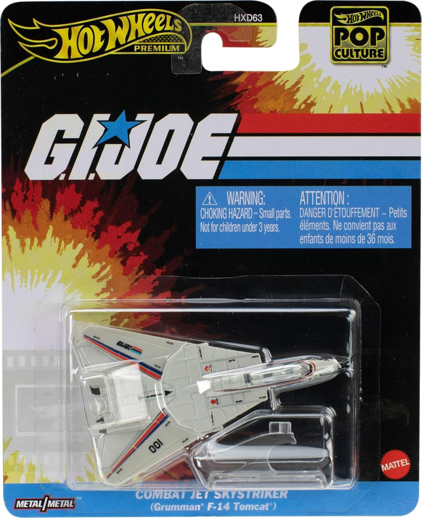 Hot Wheels 1:64 Scale Premium Combat Jet Skystriker Toy Car For Ages 4+