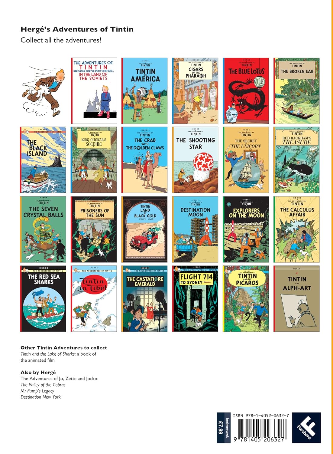 Tintin The Castafiore Emerald Story Book for ages 7+