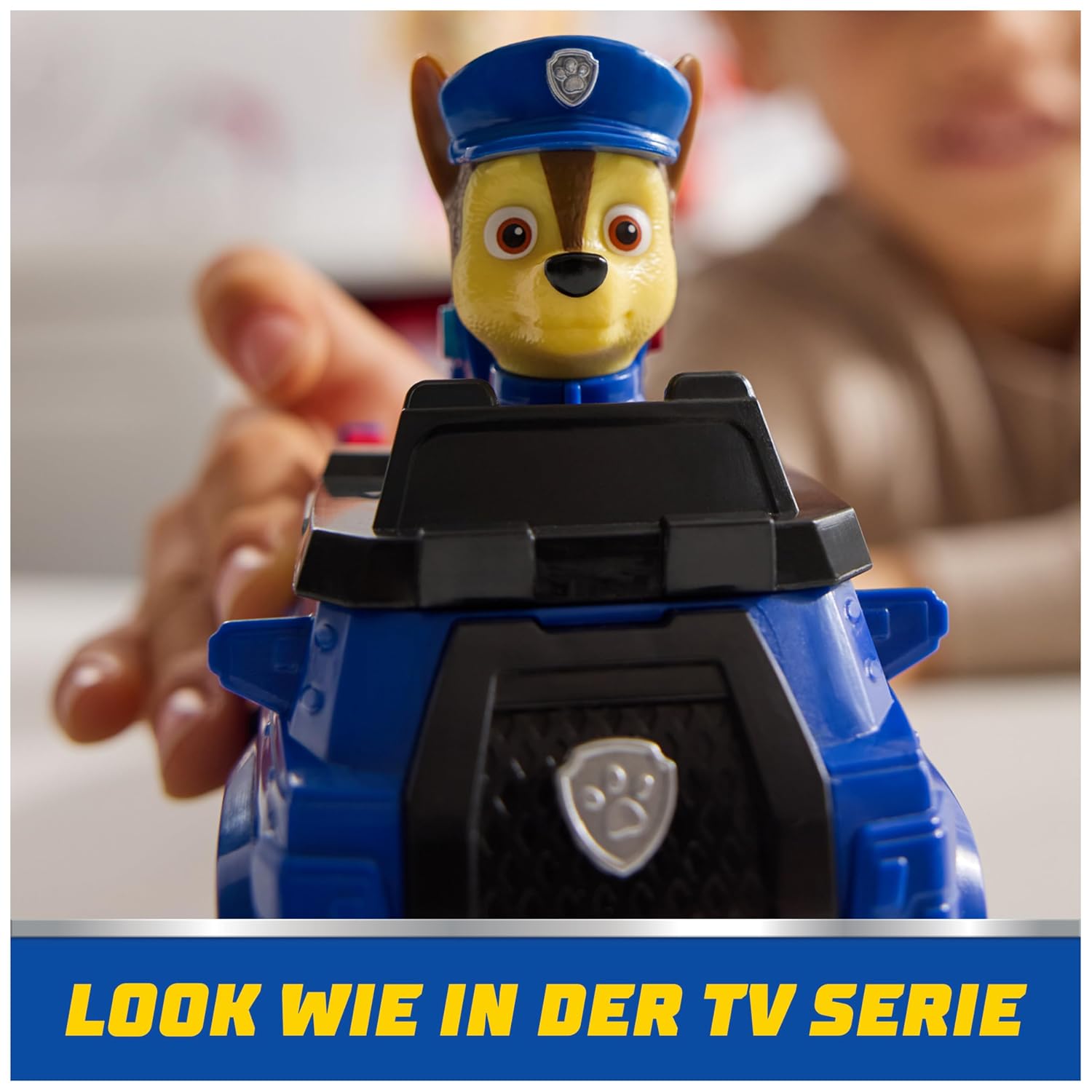 Paw Patrol Chase Police Car Vehicle with Removable Chase Action Figures for Kids Ages 3+