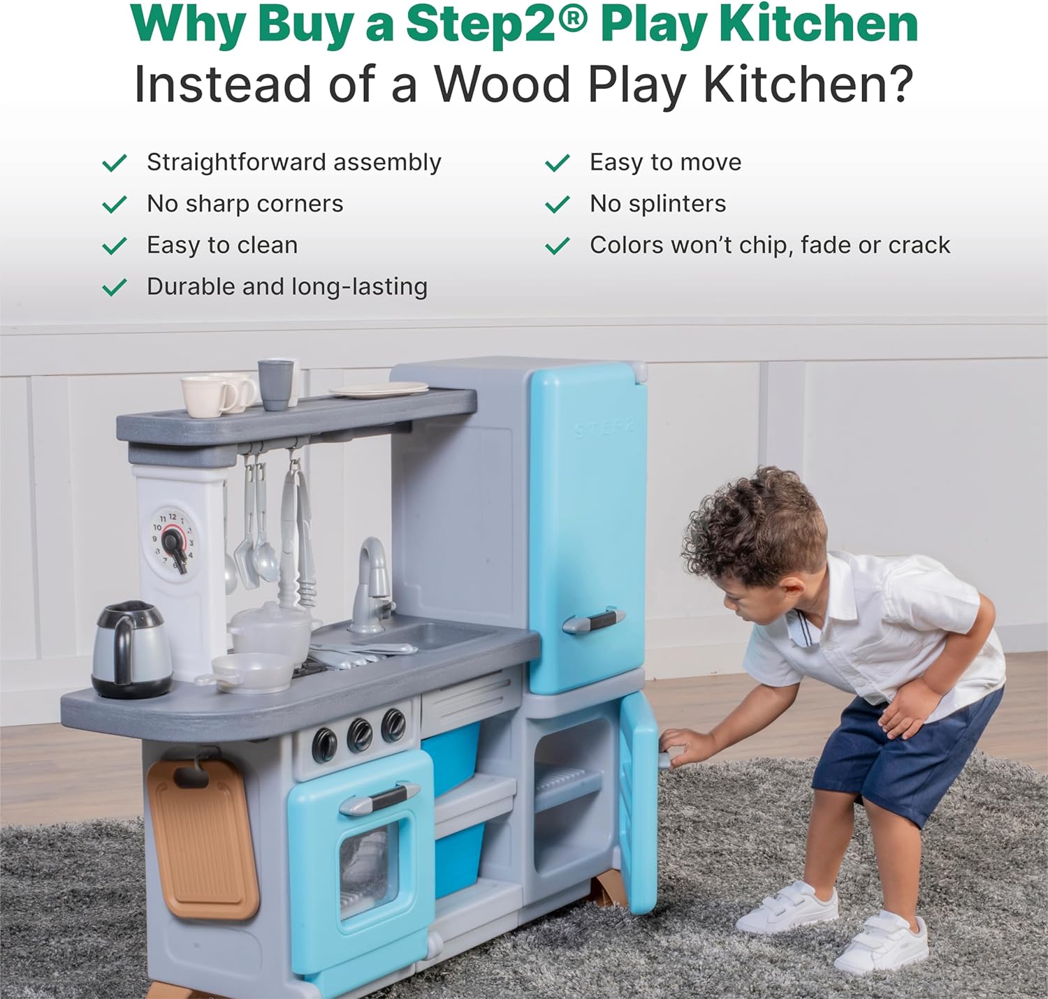 Step2 Kitchen Buy Step2 Cooking Time Kitchen Playset for Kids Online at Best Price in ...