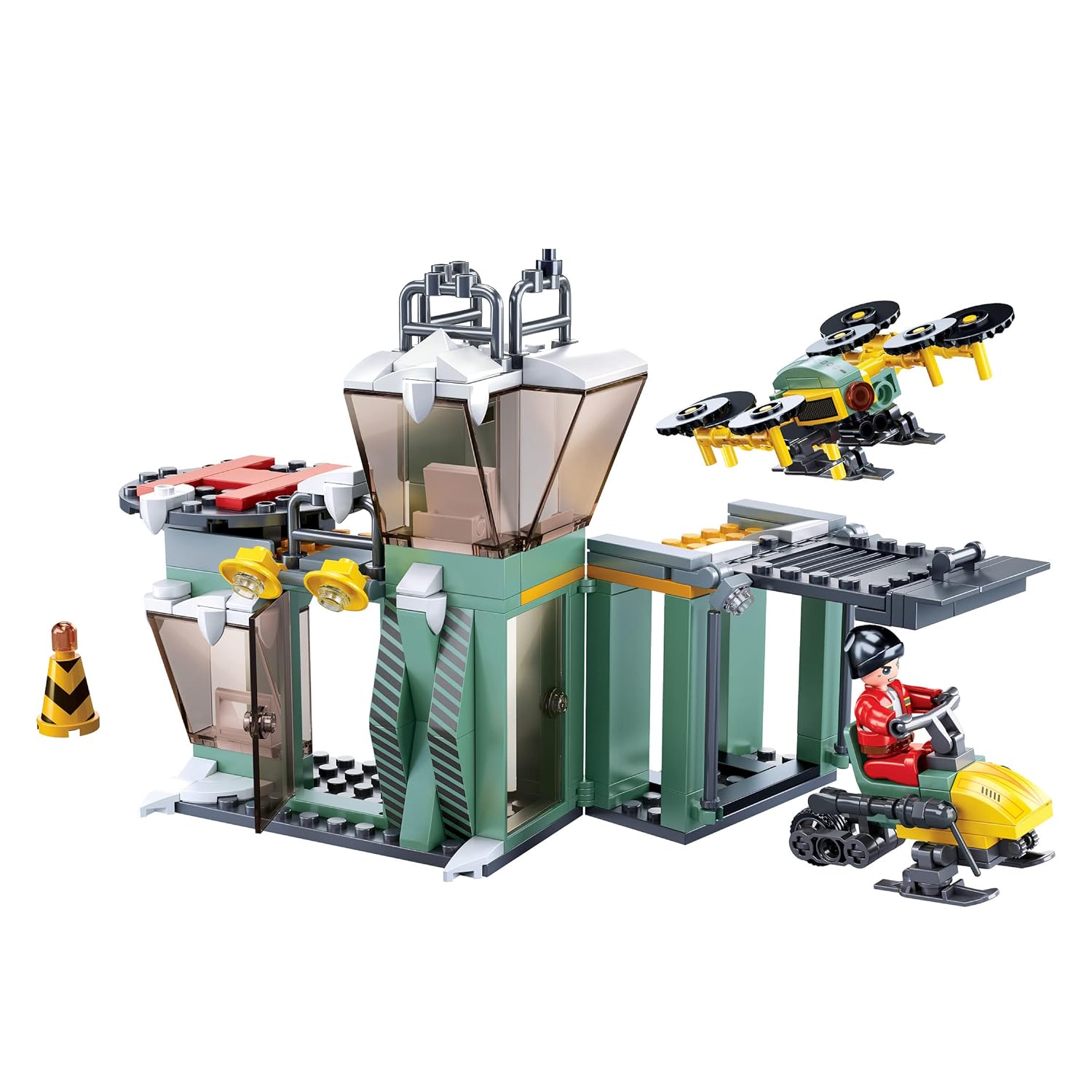 Sluban Town Snowfield Rescue Base Building Blocks For Ages 6+