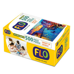 FLO Toys Magic Night In Venice 500 Pieces Jigsaw Puzzle Toys For Kids Ages 10+