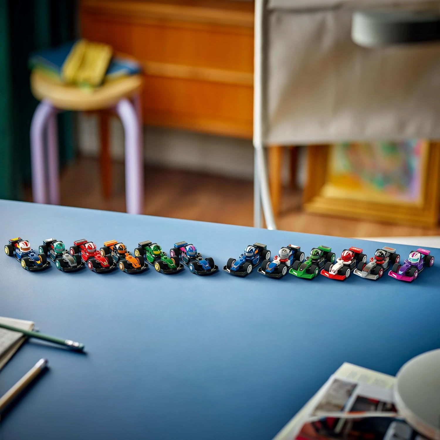 LEGO F1 Collectible Race Cars For Kids and Collectors,Design & Styles May Vary, Any 1 Model