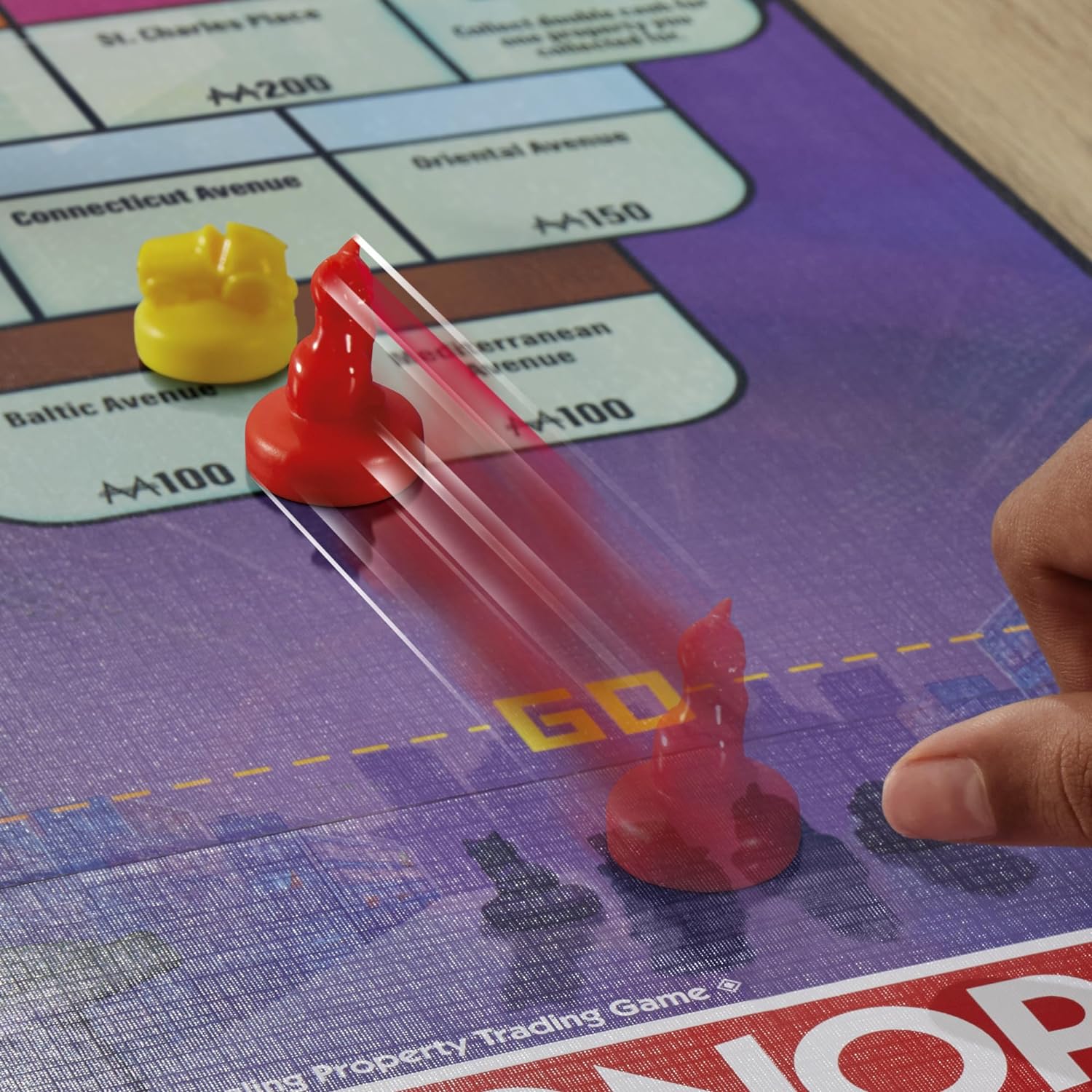 Monopoly Knockout 2-8 Players Fun Family Board Game for Kids and Adults Ages 8+