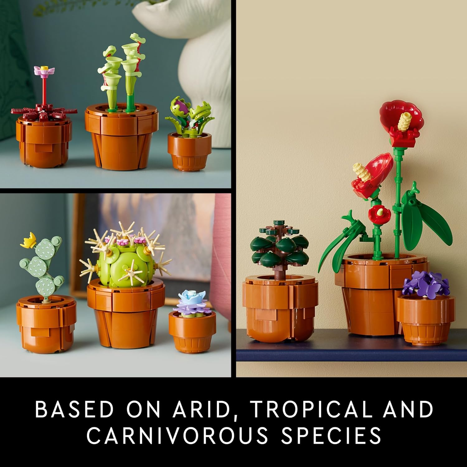 LEGO Icons Tiny Plants The Botanical Collection Set Building Kit for Adults Ages 18+