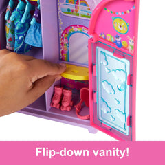 Barbie Chelsea Doll & Closet Toy Playset with 15 Pieces Clothes & Accessories Included, Foldable Set for On-The-Go Play & Storage for Kids Ages 3+
