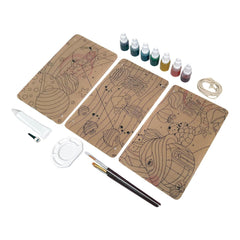Funskool Handycrafts Glass Painting Deluxe Arts and Crafts Kit for kIds Ages 6 Years and Above