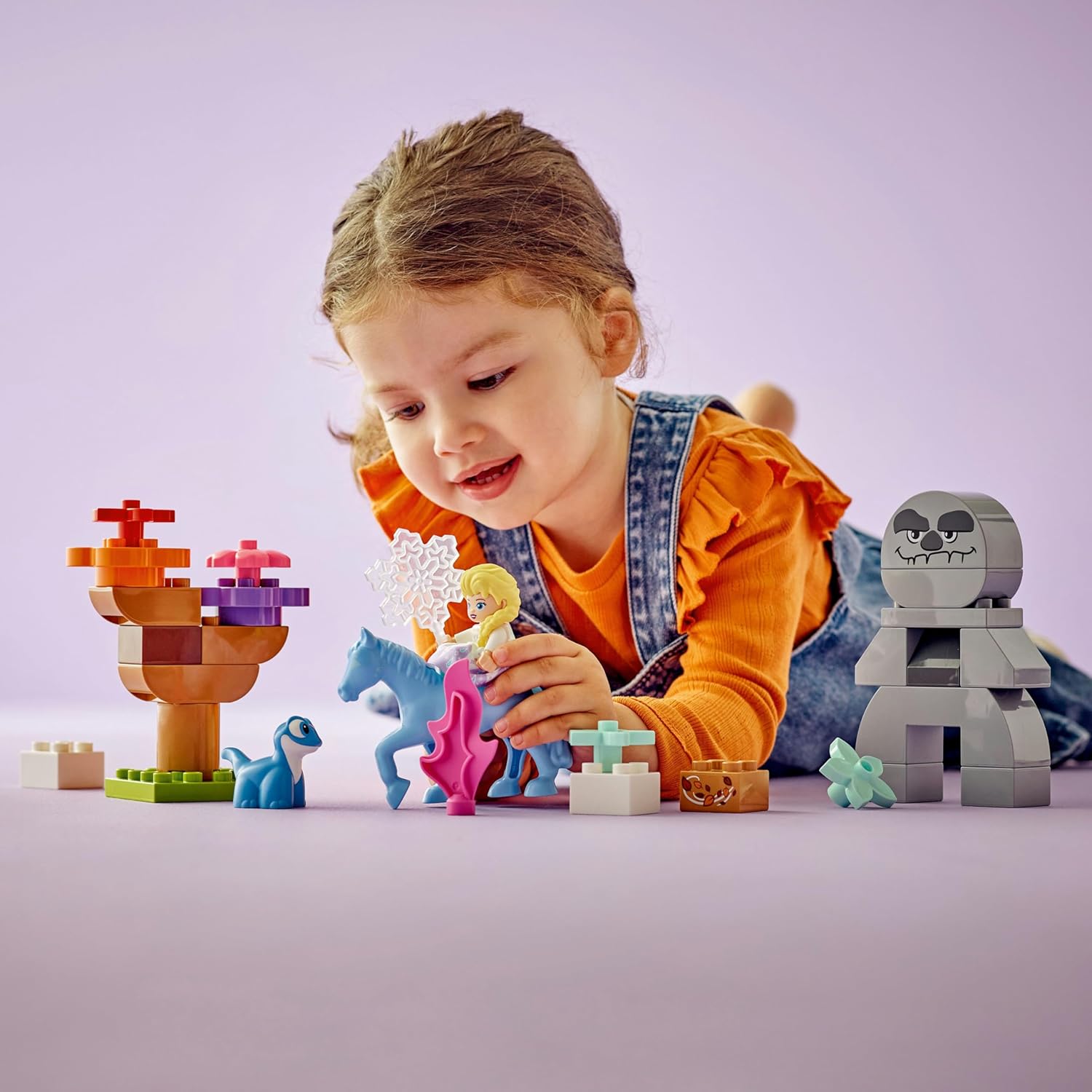 LEGO DUPLO Disney Elsa & Bruni in The Enchanted Forest Building Kit For Ages 2+