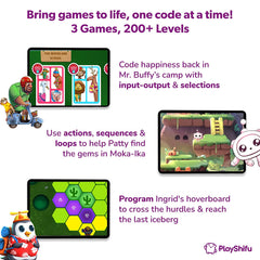 PlayShifu Tacto Coding - Interactive STEM Visual Coding Game for Kids Ages 4 Years & Up (Tablet Not Included)