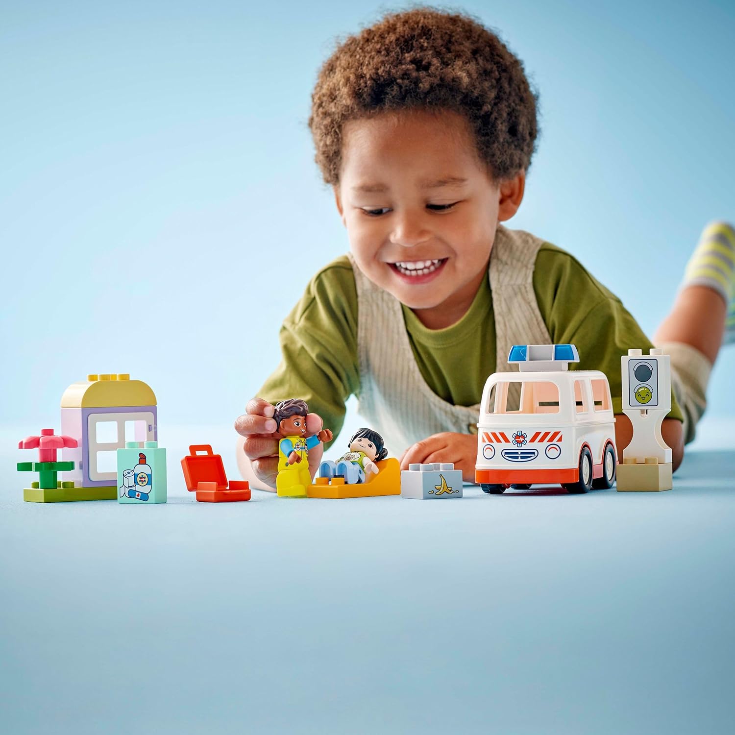 LEGO DUPLO Ambulance & Driver Set Building Kit For Ages 2+