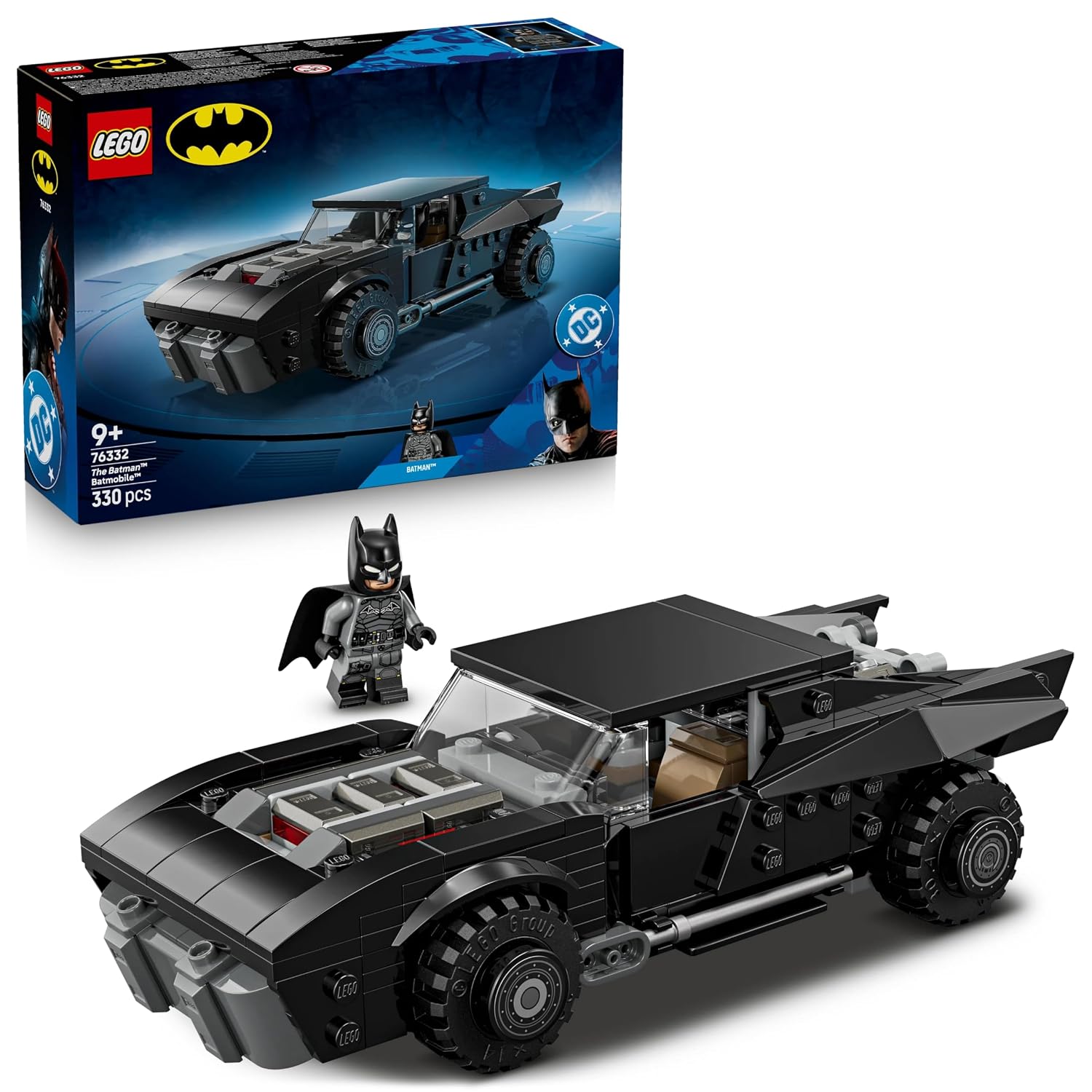 LEGO DC Batman: The Batman Batmobile Super Hero Toy - Model Car Playset Building Kit For Ages 9 Years & Up