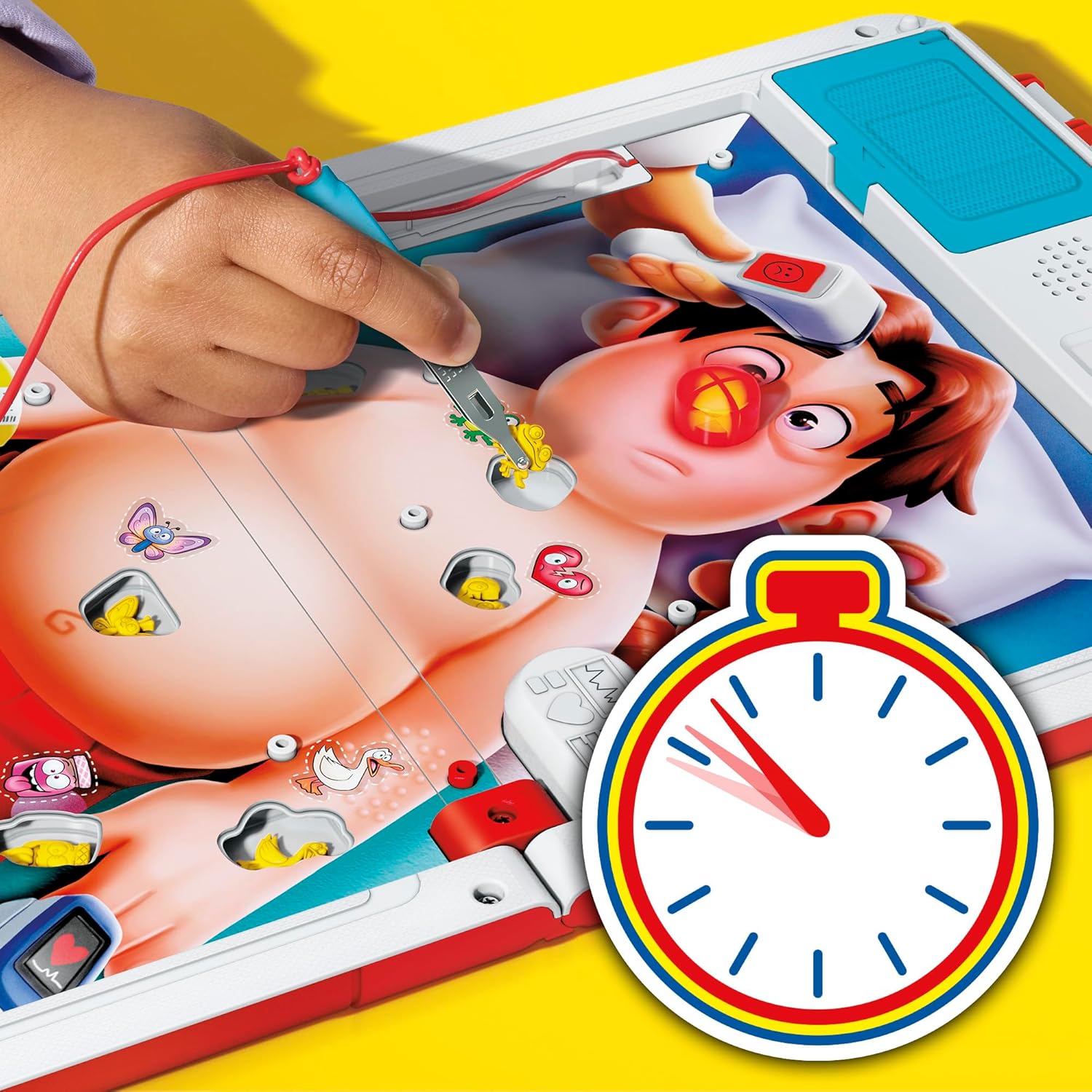 Operation Electronic Board Game with All-in-One Carrying Case For Kids Ages 6+