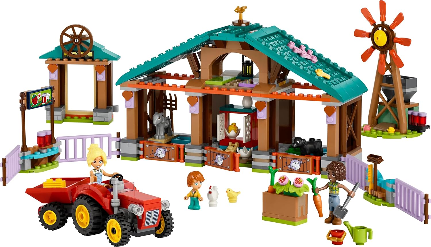 LEGO Friends Farm Animal Sanctuary Building Kit For Ages 6+