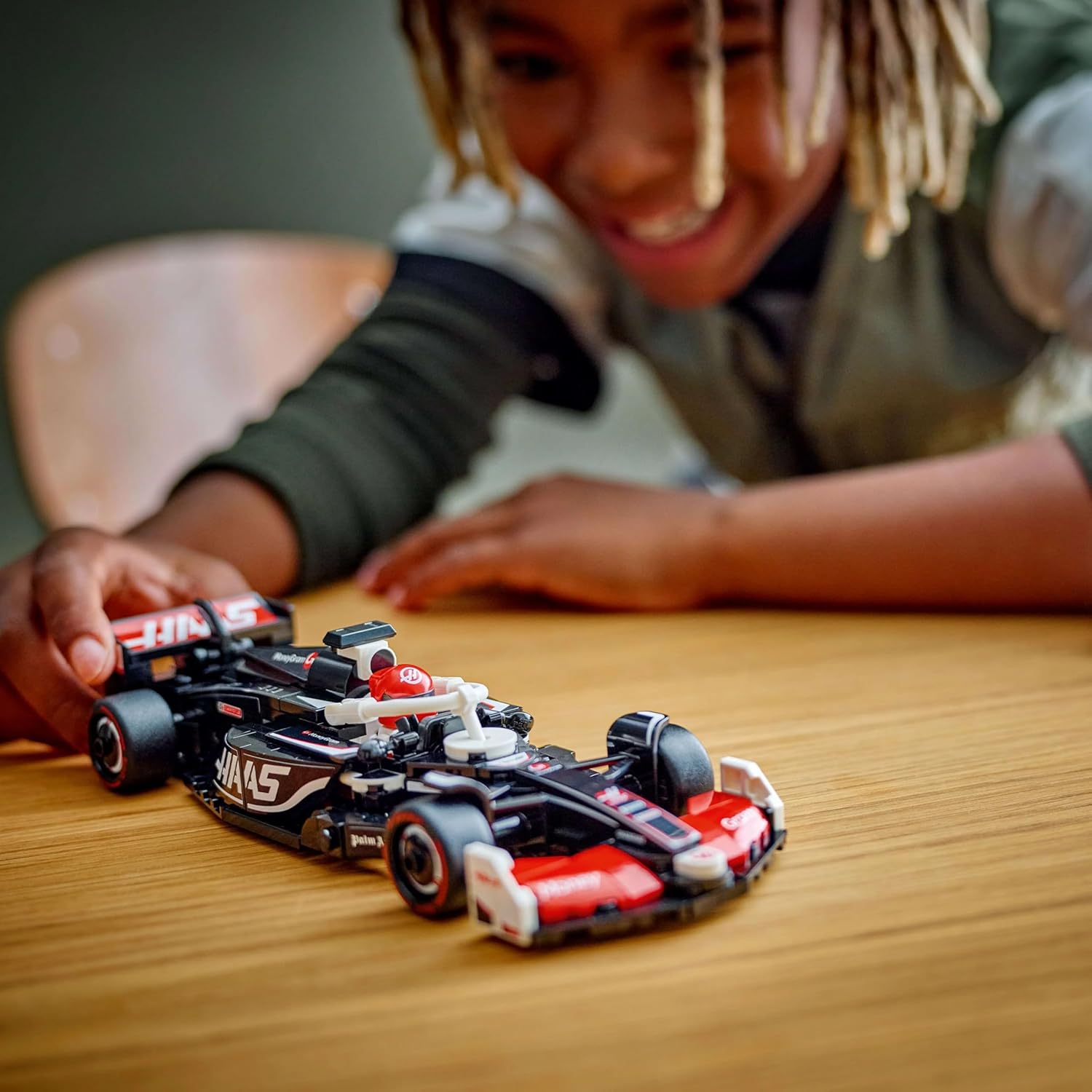 LEGO Speed Champions MoneyGram Haas F1 Team VF-24 Race Car Building Kit For Ages 10+