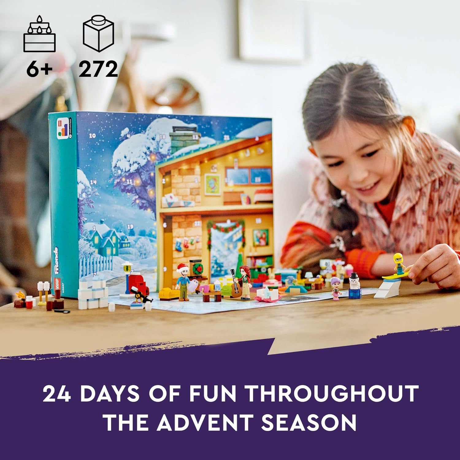 LEGO Friends Advent Calendar 2024 Building Kit For Ages 6+