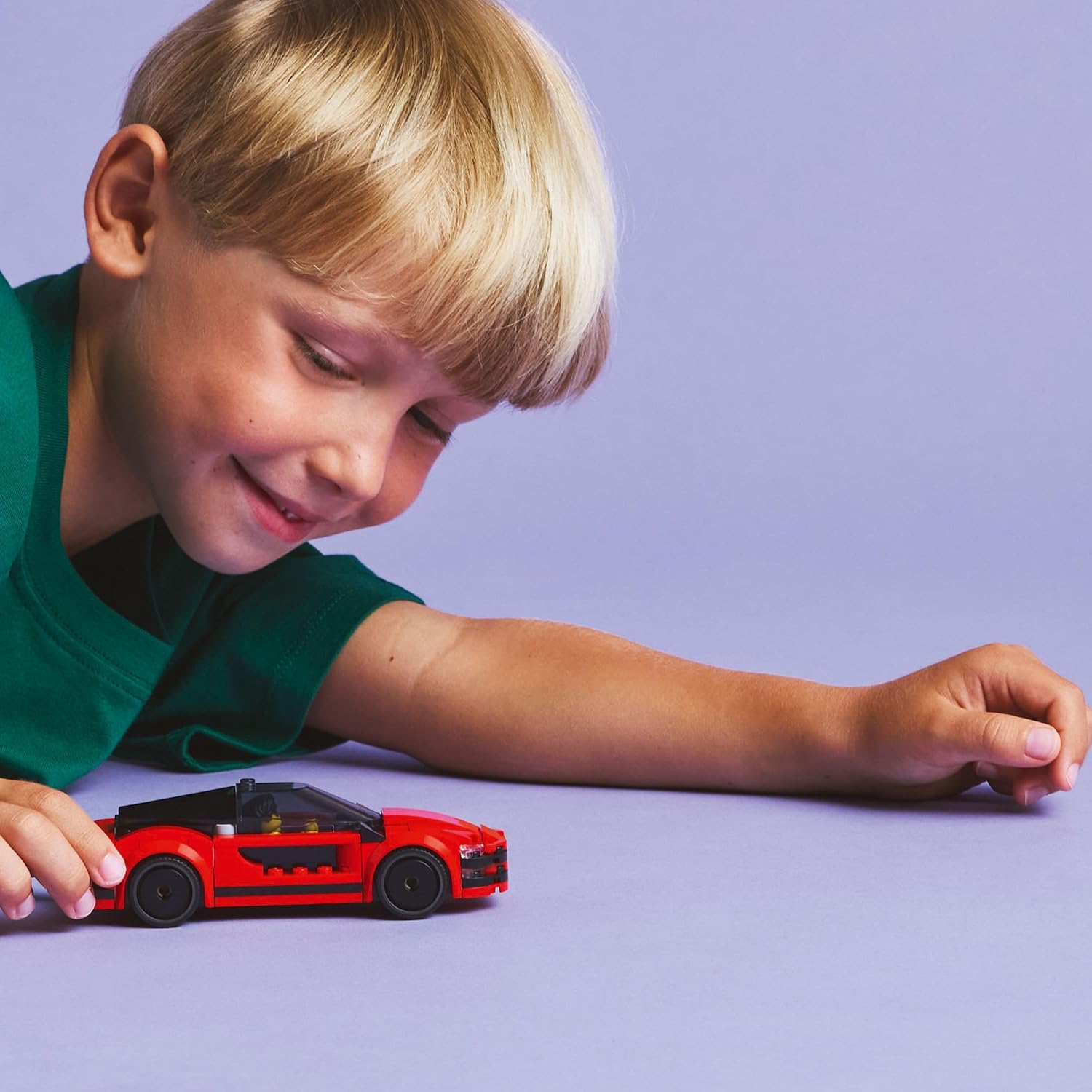 LEGO City Red Sports Car Supercar Toy Vehicle Building Kit For Ages 5+