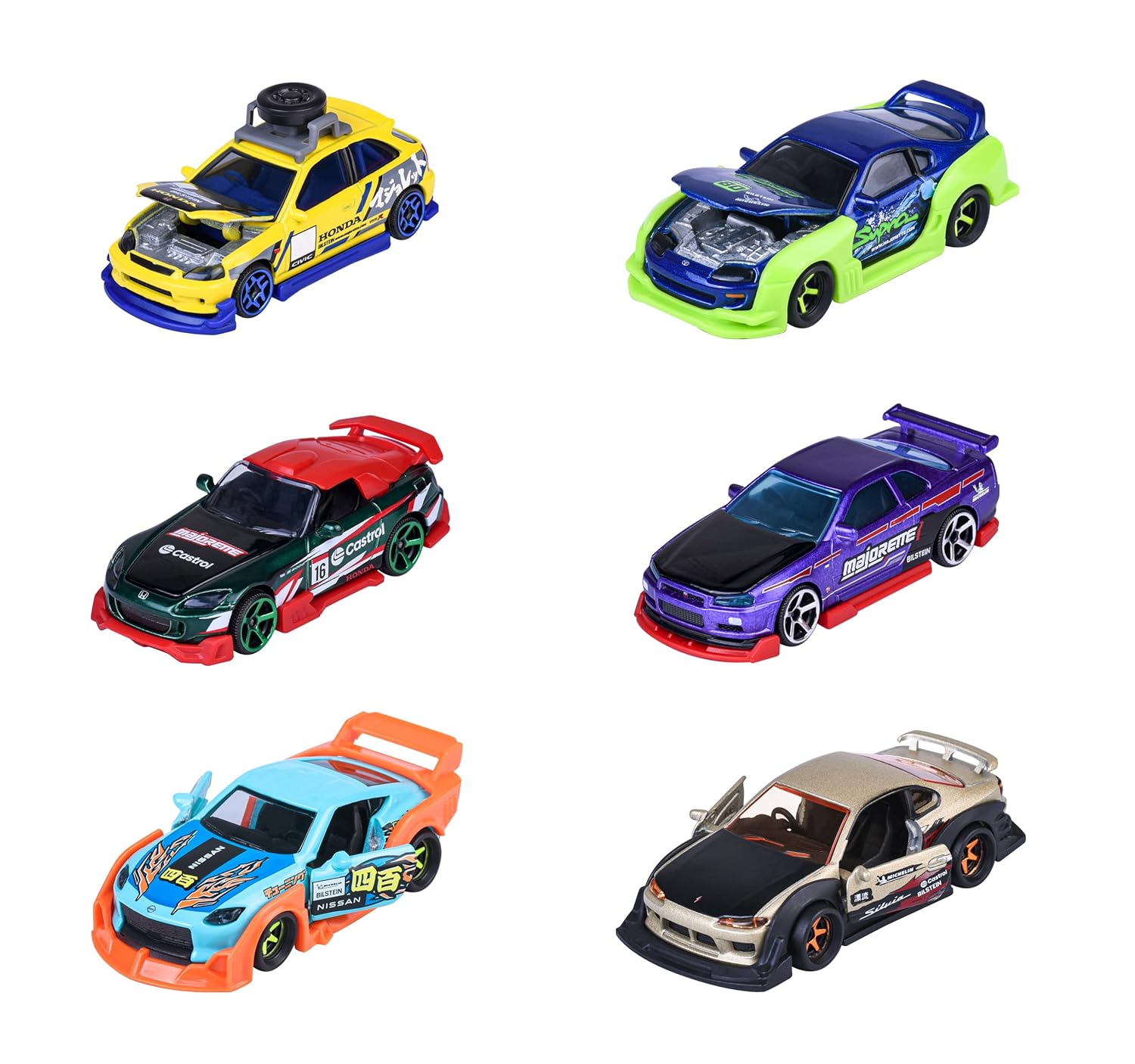 Majorette Auto Japan Series Deluxe - Metal Toy Car with Collection Box & Opening Parts for Kids & Collectors Styles & Design May Vary - Only 1 Model Included