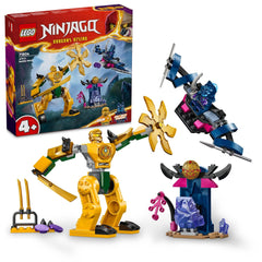 LEGO NINJAGO Arin’s Battle Mech Ninja Toy Set Building Kit for Ages 4+