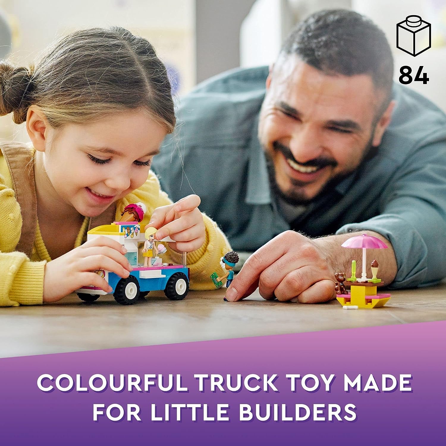 LEGO Friends Ice-Cream Truck Building Kit for Ages 4+