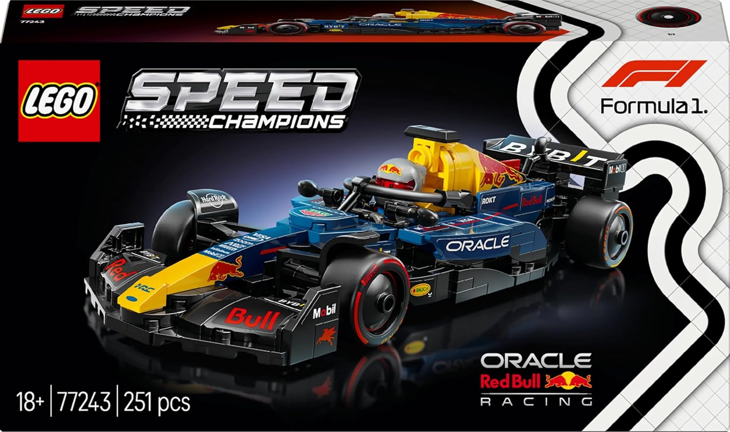LEGO Speed Champions Oracle Red Bull Racing RB20 F1 Race Car Vehicle Building Kit For Ages 18+