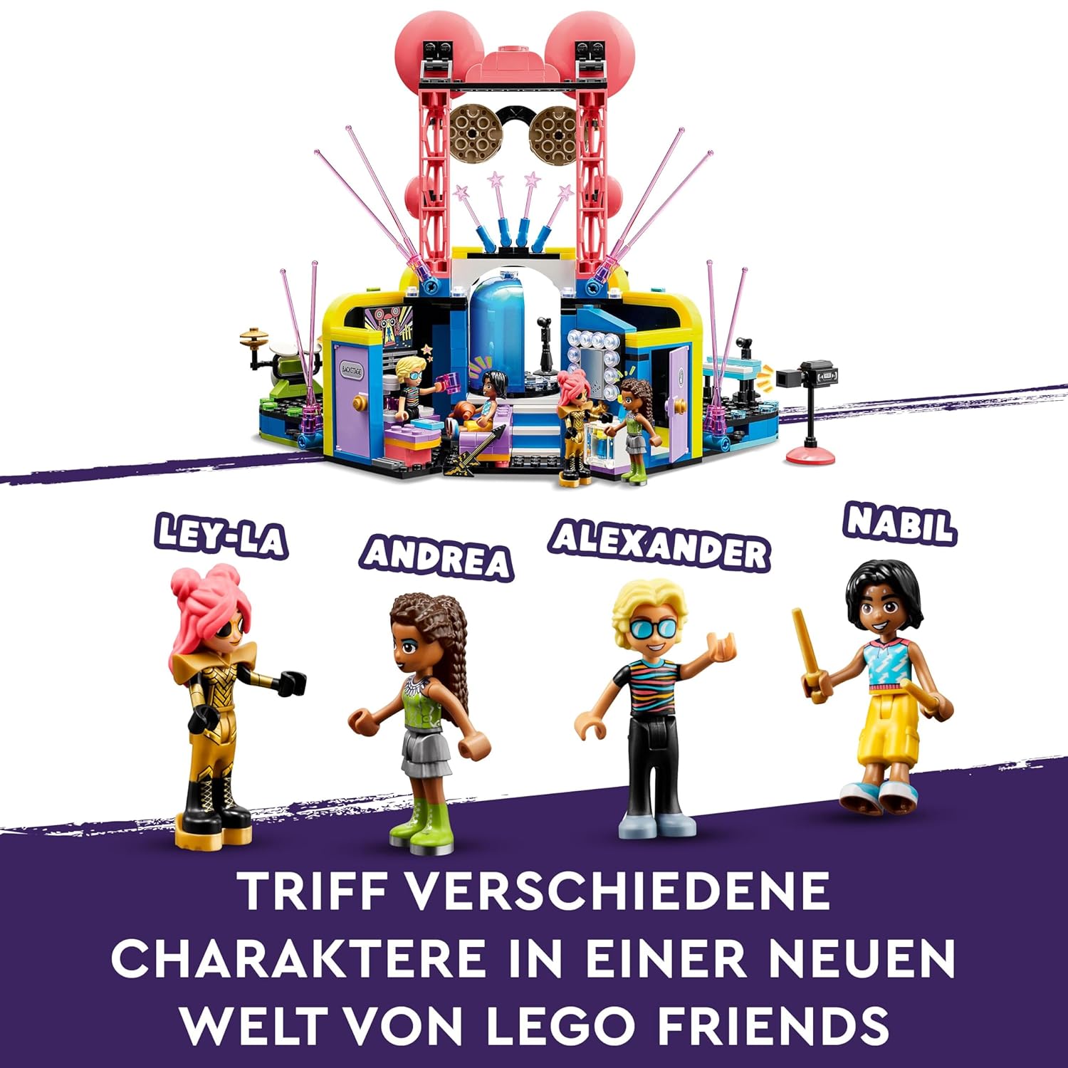 LEGO Friends Heartlake City Music Talent Show Building Kit For Ages 7+