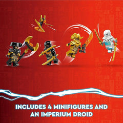 LEGO NINJAGO Zane’s Dragon Power Spinjitzu Race Car Building Kit for for Ages 7+