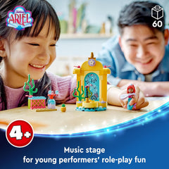 LEGO Disney Princess Arielâ€™s Music Stage Playset Kit for Ages 4+