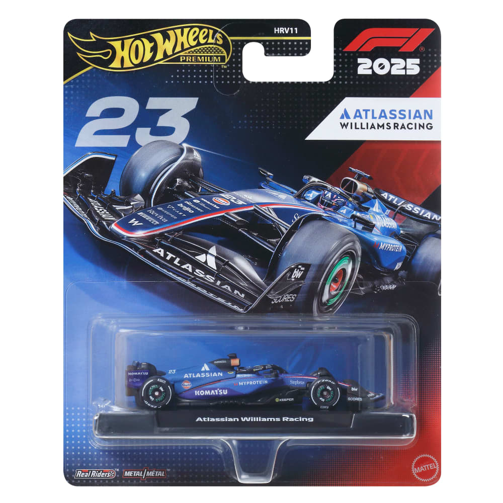 Buy Hot Wheels Race Team Atlassian Williams Racing (#23) 1:64 Scale ...