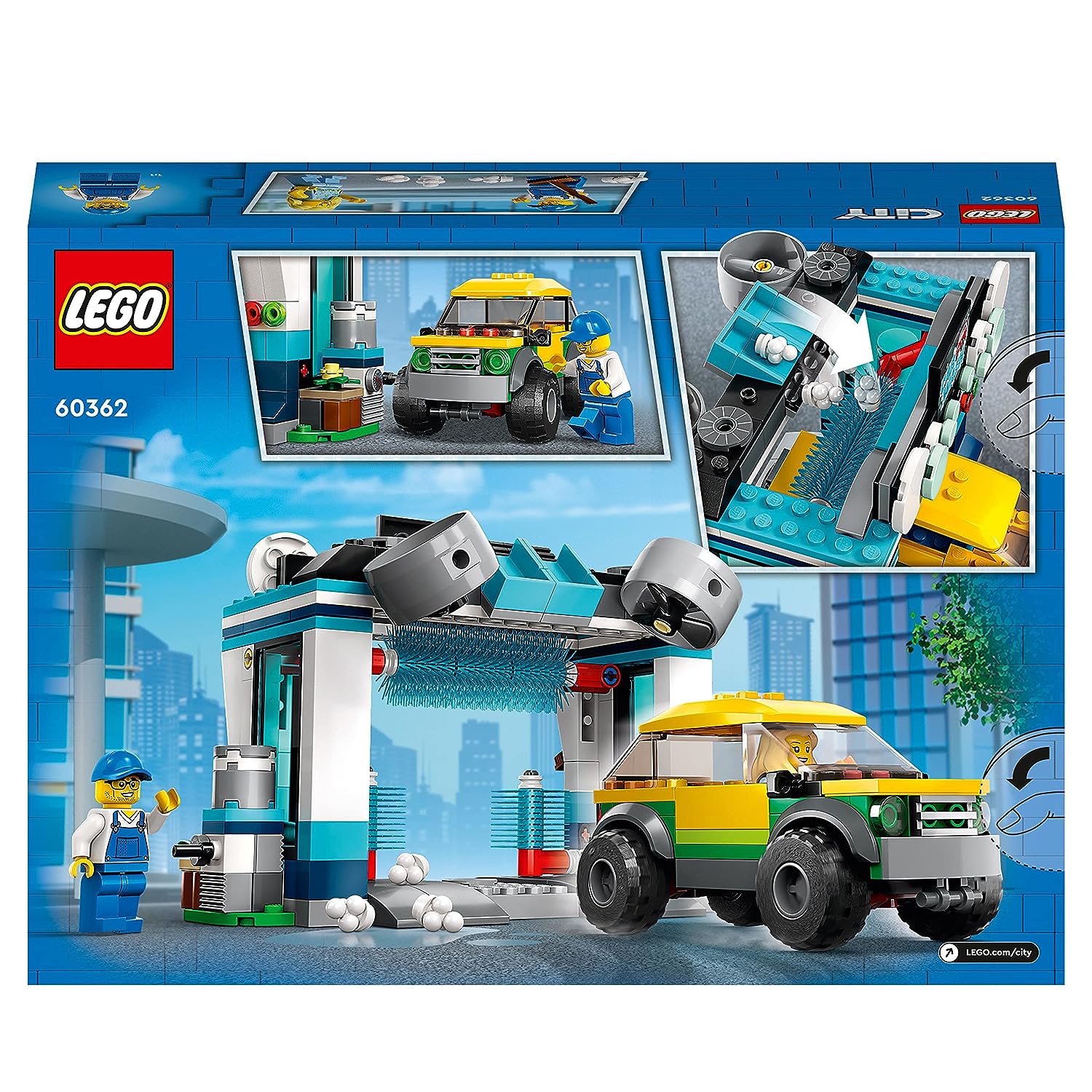 LEGO City Car Wash Building Kit for Ages 6+