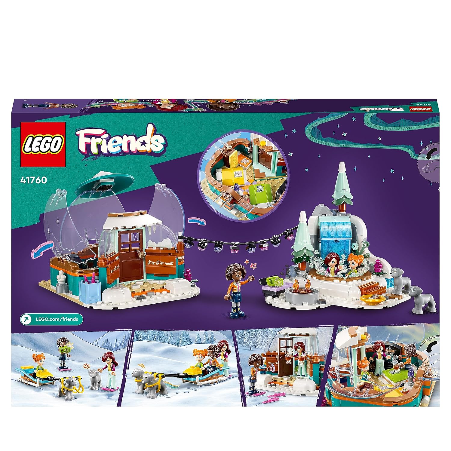 LEGO Friends Igloo Holiday Adventure Building Kit For Ages 8+